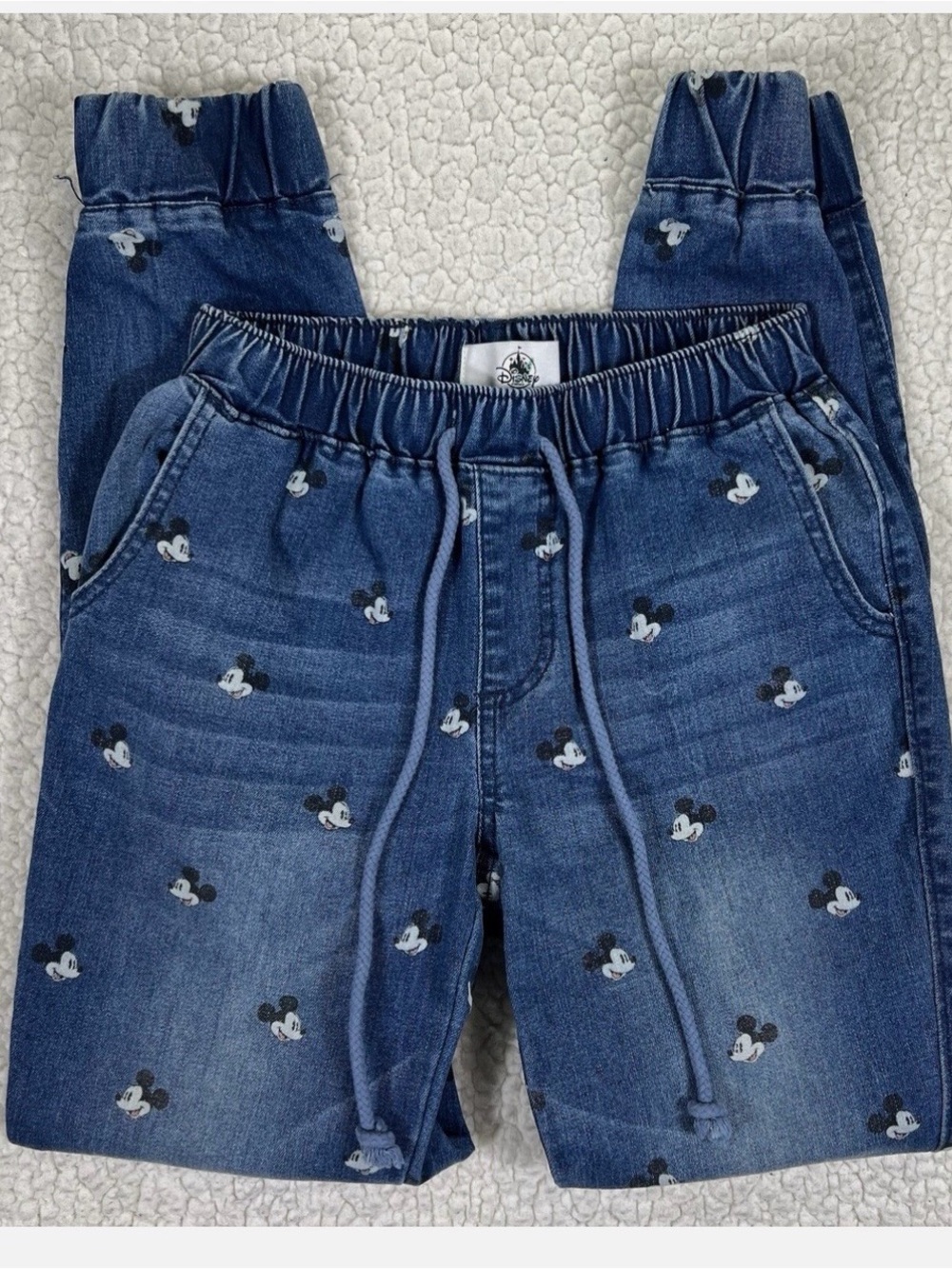 Disney Boys Dark Blue Mickey Mouse Jogger jeans